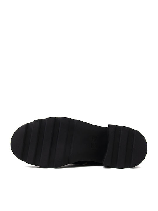 Wildleder Damen Pantoletten mit Hochabsatz in Schwarz Farbe
