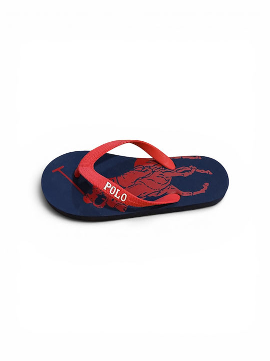 Kinder Flip-Flops Marineblaue Polo