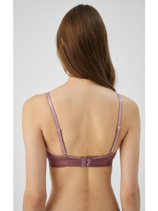 Minerva Cozy Ripp Tencel Modal Bralette-90-8135b-Rosa Tan