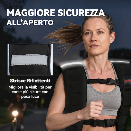 Sportnow Weste mit Gewicht 10kg