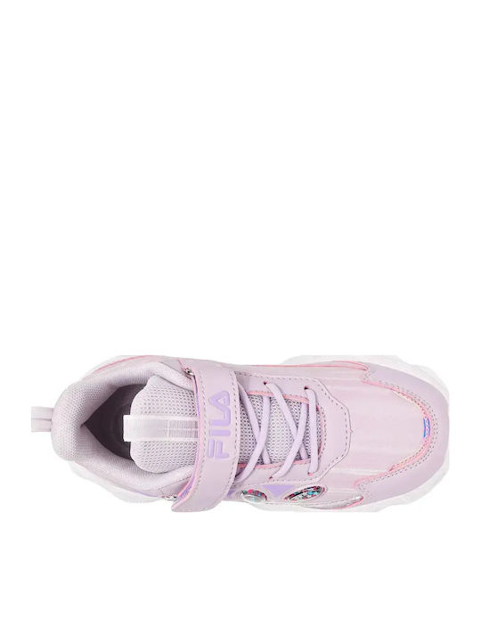 Kinder Sneaker mit Bügel- und Schleifenverschluss Lila