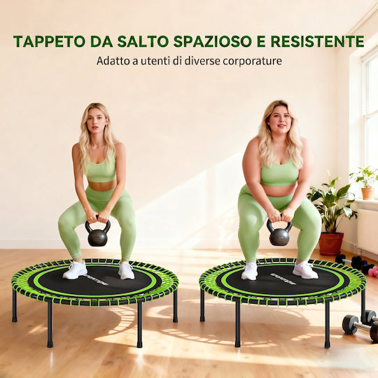 Sportnow Gymnastics Trampoline 114cm Diameter Green