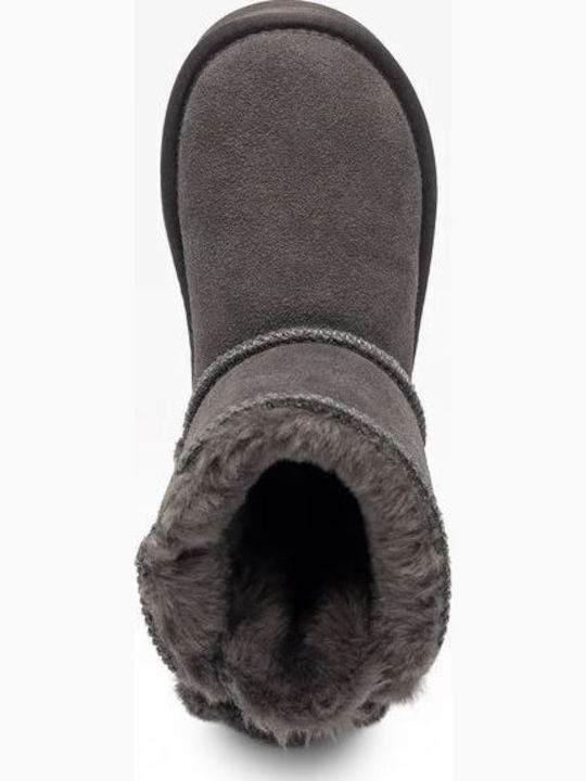 Wildleder Kinderstiefel Grau