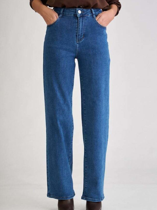 Women's Jean Pants in Wide Leg Style