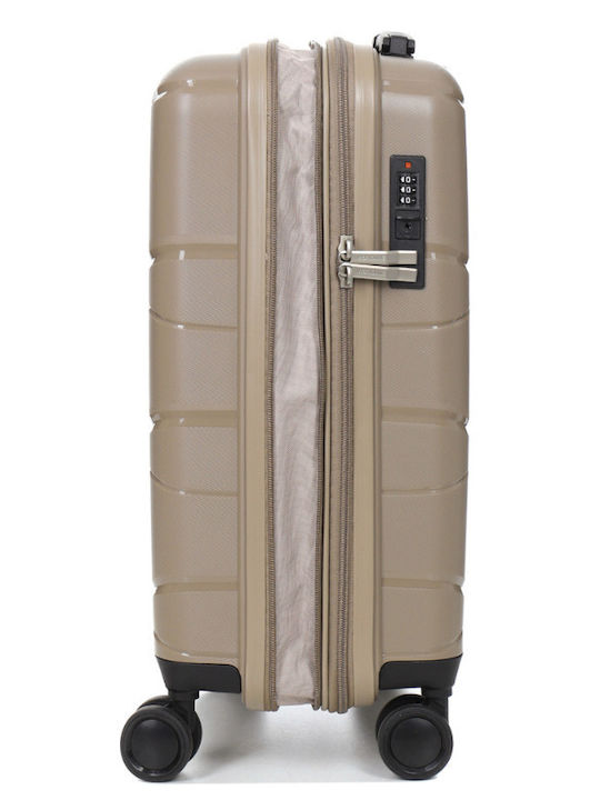 WORLDLINE Valiză de Călătorie de Cabină Dură Culoare Șampanie Înălțime 55 cm
