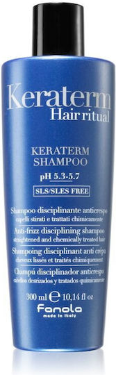 Fanola Keraterm Shampoos Glättung für Frizzy Haare 1000ml