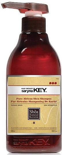 Saryna Key Damage Repair Pure African Shea Shampoo Shampoos Reconstruction/Nourishment & Shine for Dry Hair Hair 1000ml