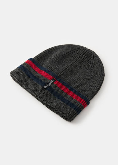Beanie Unisex Strickmütze in Grau Farbe