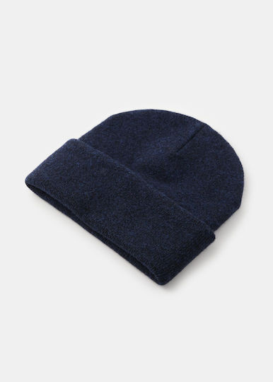 Beanie Unisex Knitted Beanie in Navy Blue Colour