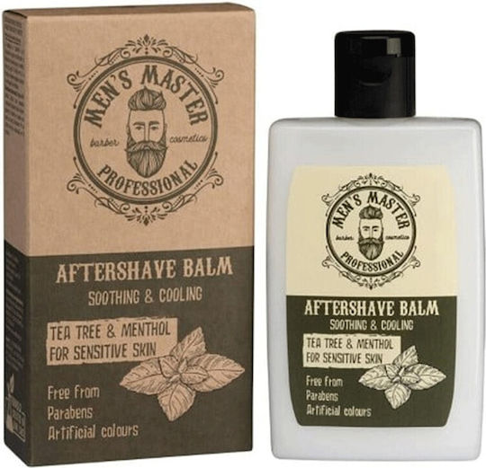 Men's Master Балсам След Бръснене Tea Tree И Ментол за Чувствителна Кожа с Пантенол, Ментол, Мента 120ml