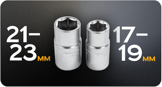 Powermat Auto-Radmutternschloss 1/2" 350-530mm + Stecknüsse
