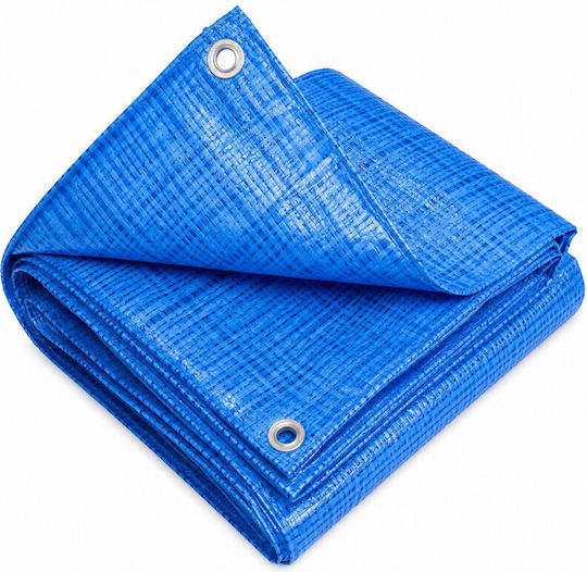 Pânză Impermeabilă 55gr/m² 5x5m. Tip Ușor Albastră