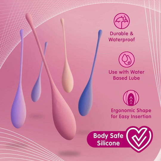 Skins Kegel Set 6τεμ Vaginale Bälle