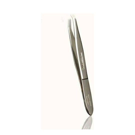 Beauty Spring Augenbrauenpinzette mit Gerader Spitze Silber