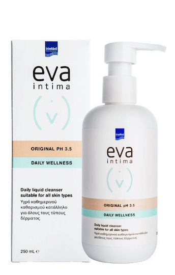 InterMed Eva Intima Original pH 3.5 Течност за Нежно Почистване на Интимната Зона Подходяща за Деца и Юноши 250ml