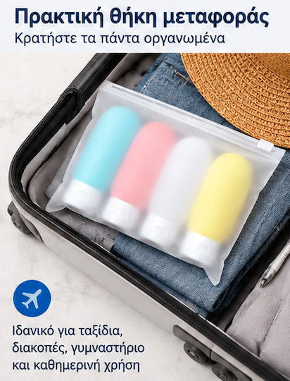 eBest Blue Silicone Travel Bottles 4 Pieces