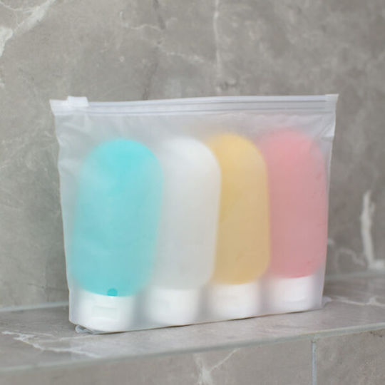 eBest Blue Silicone Travel Bottles 4 Pieces