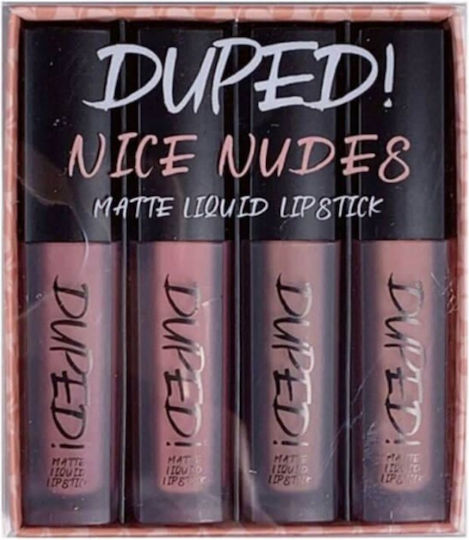 W7 Cosmetics Duped! Σετ Υγρό Κραγιόν Matte