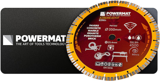 Powermat Powermat Schleifscheiben Für Baumaterialien Mit 24 Klinge 350mm