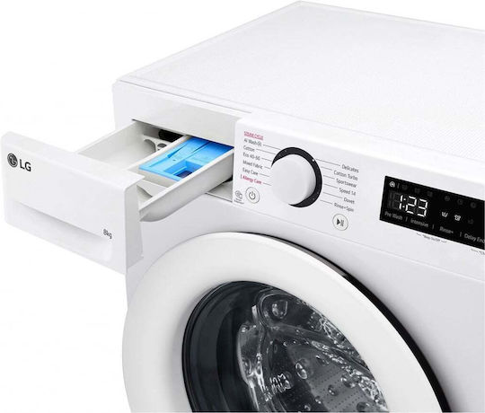 LG Washing Machine 8kg 1200 Turns F2WR508SWW