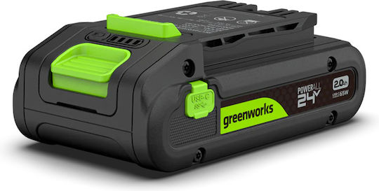 Greenworks Greenworks 24V Werkzeugbatterie mit Batteriekapazität 2Ah