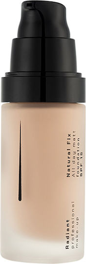 Radiant Natural Fix All Day Matt Liquid Foundation SPF15 3A Peanut 30ml