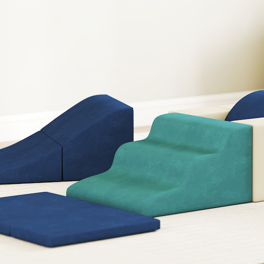 Aiyaplay Soft Climbing Bricks Blue for 3+ Years
