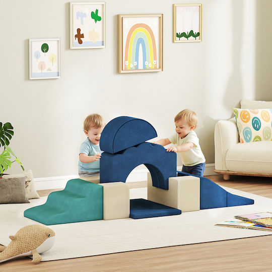 Aiyaplay Soft Climbing Bricks Blue for 3+ Years