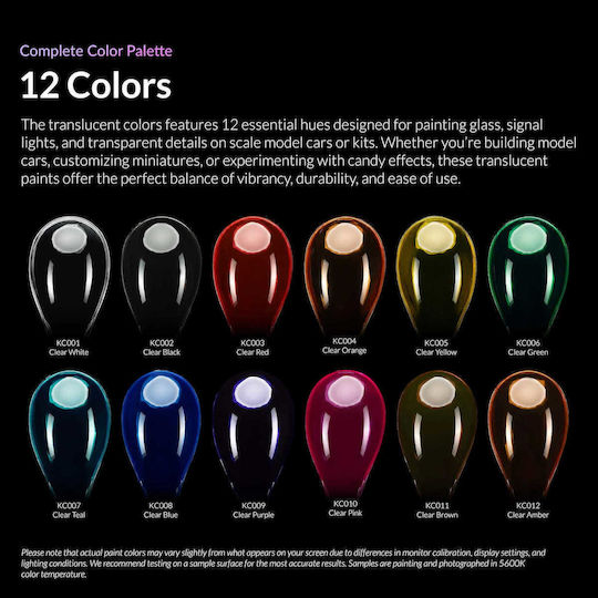 Gaahleri Modellbau-Farben Translucent Lila 20ml