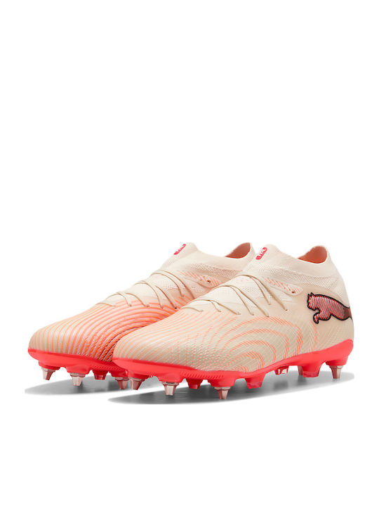 PUMA Future 9 Pro MxSG Ποδοσφαιρικά Παπούτσια με Τάπες Μπεζ PUMA Future 9 Pro MxSG Ποδοσφαιρικά Παπούτσια με Τάπες Μπεζ