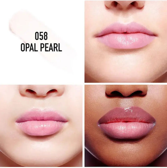 Dior Addict Lip Glow Natural Glow Lip Balsam 058 Opal Pearl 3.2gr