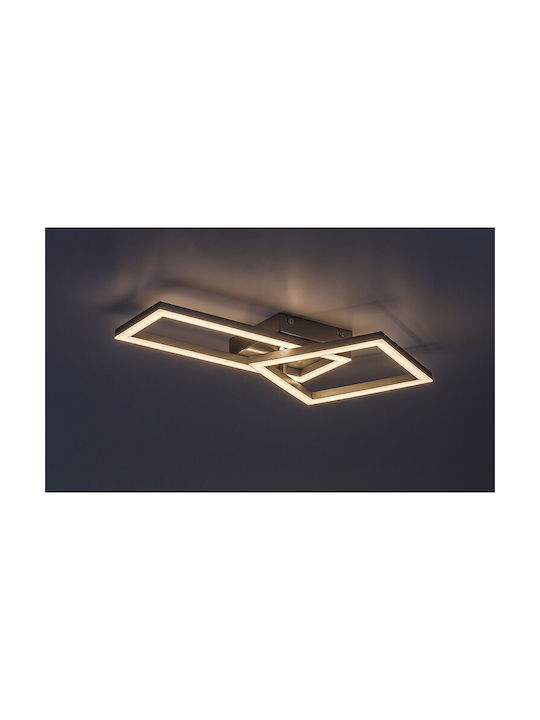 Rabalux Smart Deckenleuchte montieren 50cm Silber mit Integrierte LED