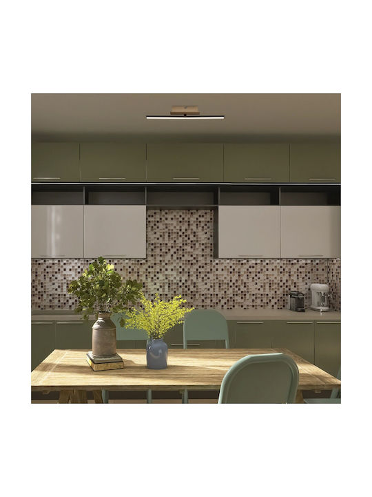 Rabalux Smart Deckenleuchte montieren 40cm Schwarz mit Integrierte LED