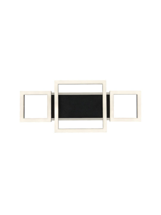Rabalux Smart Deckenleuchte montieren 51cm Schwarz mit Integrierte LED