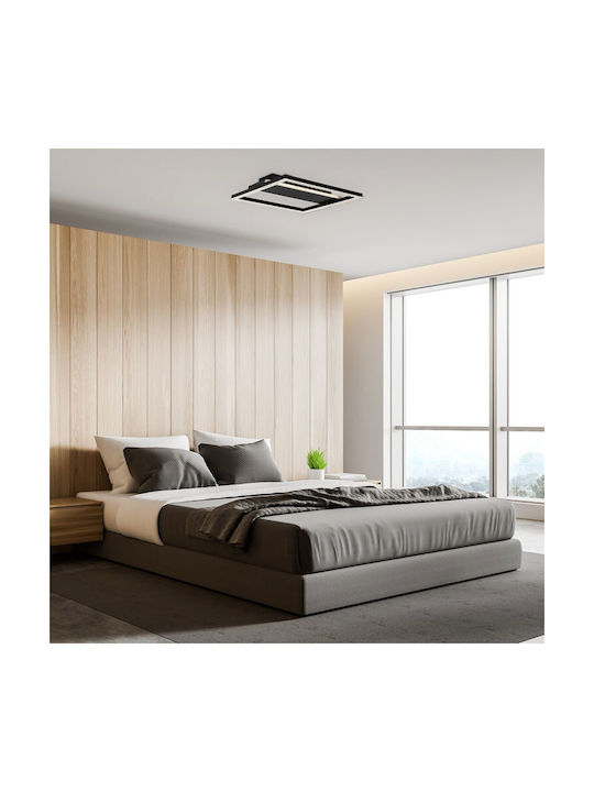 Rabalux Smart Deckenleuchte montieren 33cm Schwarz mit Integrierte LED