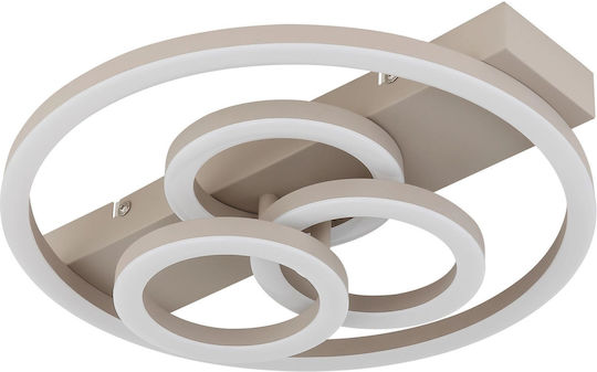 Globo Lighting Deckenleuchte Montieren Beige mit Integrierte LED