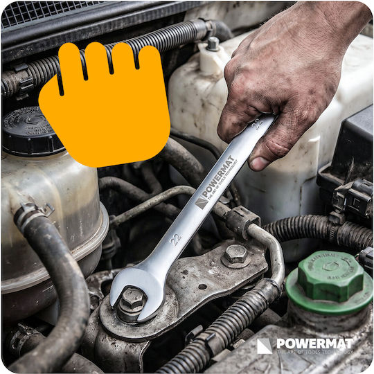 Powermat Σετ 12 Μονά Κλειδιά Πολύγωνα