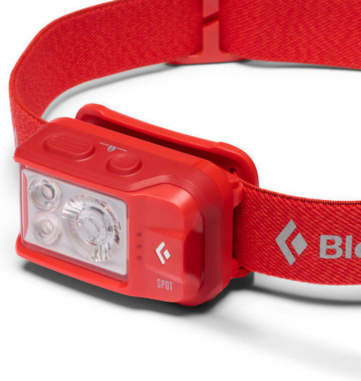 Black Diamond Wiederaufladbarer LED Kopf Taschenlampe mit Maximaler Helligkeit 450 Lumen Spot