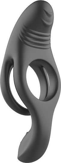 Vibrating Cock Ring Jakob 10 Programs Rechargeable Black