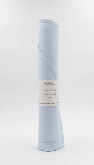 Bamboom Hellblaue Tischsets aus Silikon
