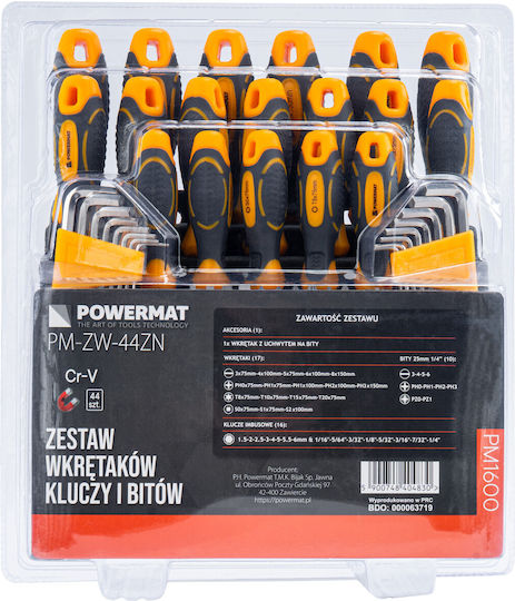 Powermat Magnetisches Präzisions-Schraubendreher-Set 44 Stück