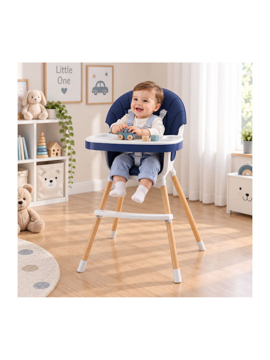 Bike Toys Scaun Înalt De Masă Bebe 2 În 1 Albastru Bike Toys Scaun Înalt De Masă Bebe 2 În 1 Albastru