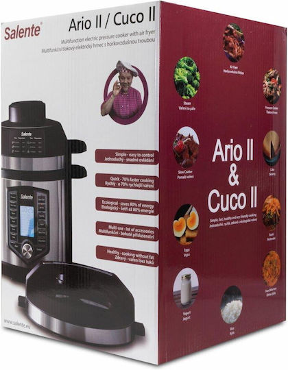 Salente Salente Cuco II Multifunktionskocher 1200W mit Gewicht 6lt