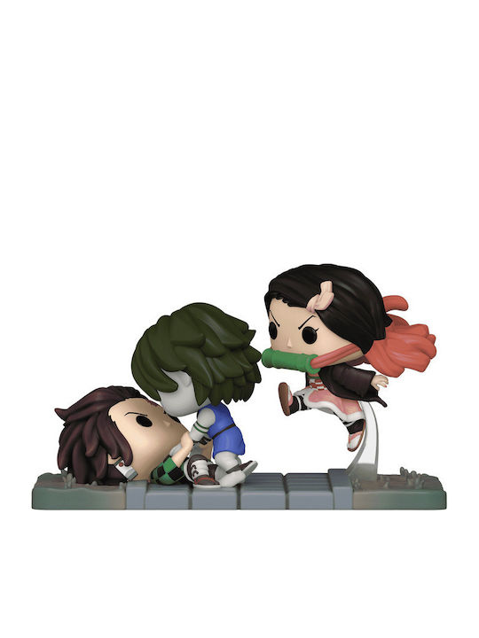 Funko Moment Animație: Tanjiro și Nezuko Vs Demonul Templului Exclusiv