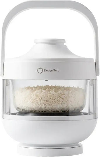 DesignNest Powercooker Aragaz multifuncțional 400W cu Memorie internă 3lt Alb