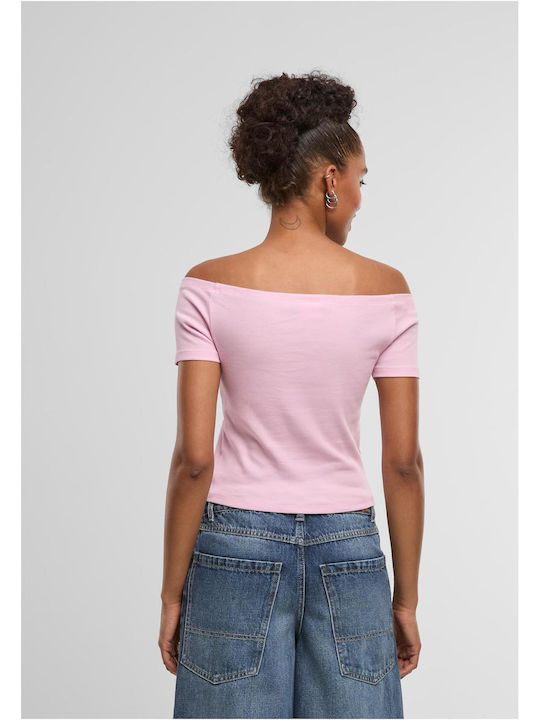 Women's Crop T-shirt Blushed Rose+Pale Yellow 2Pack