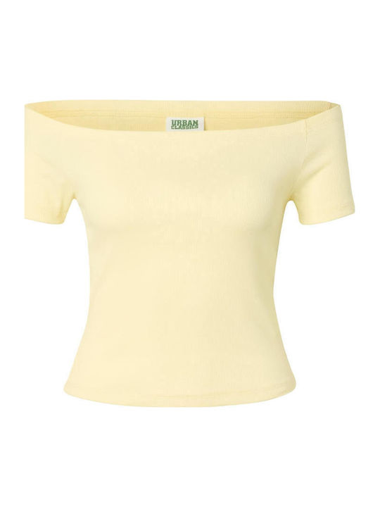 Women's Crop T-shirt Blushed Rose+Pale Yellow 2Pack