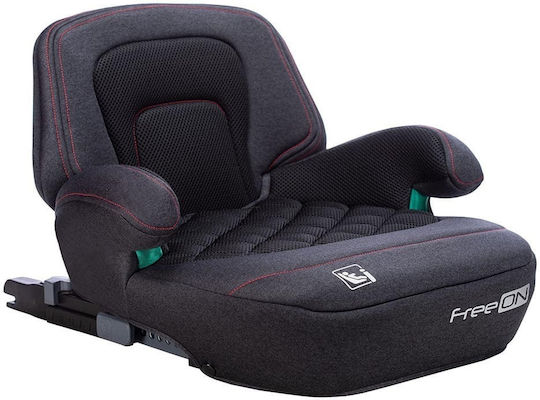 FreeOn Cosmo Plus Kindersitzerhöhung mit Rückenlehne i-Size mit Isofix Schwarz