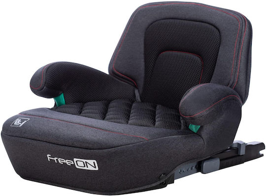 FreeOn Cosmo Plus Kindersitzerhöhung mit Rückenlehne i-Size mit Isofix Schwarz