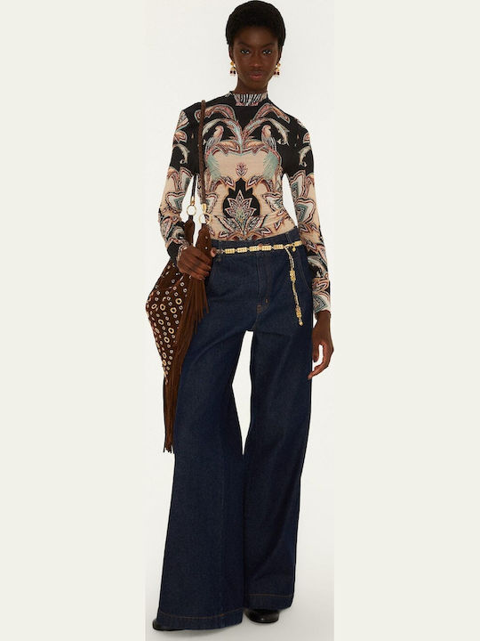 Women's Blouse Long Sleeve Floral Multicolour